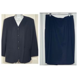 Kasper and Company A.S.L. Skirt and suit jacket